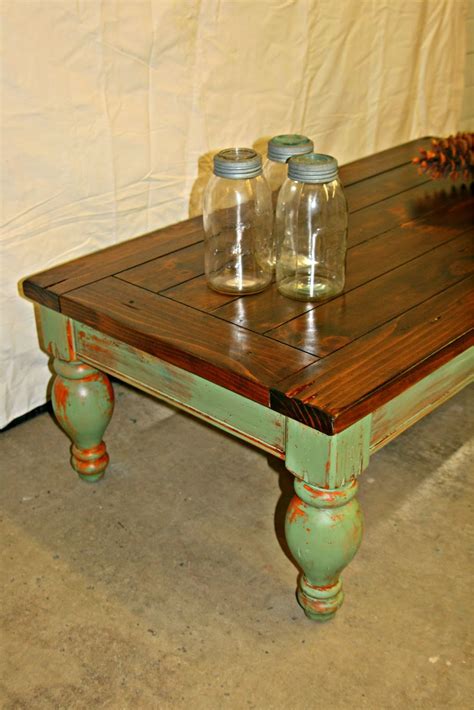 Laurel's Attic : Large Rustic Pine Coffee Table -SOLD