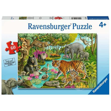 Ravensburger Animals of India Puzzle 60pcs - Puzzles Canada