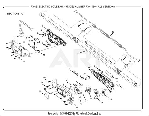 Gardenline Electric Pole Pruner Parts Diagram | Reviewmotors.co