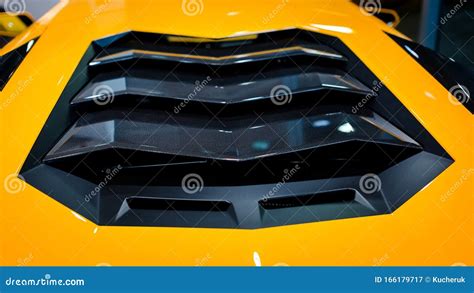 Bologna, Italy - December 9, 2019: Original Yellow Lamborghini ...