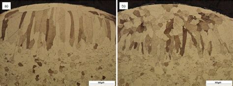 Microstructure of the weld seam for 1.4509 ferritic stainless steel ...