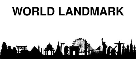 World Landmarks Svg