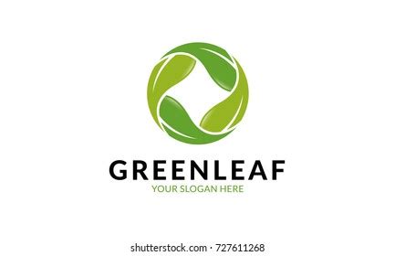 Green Leaf Logo Stock Vector (Royalty Free) 727611268 | Shutterstock