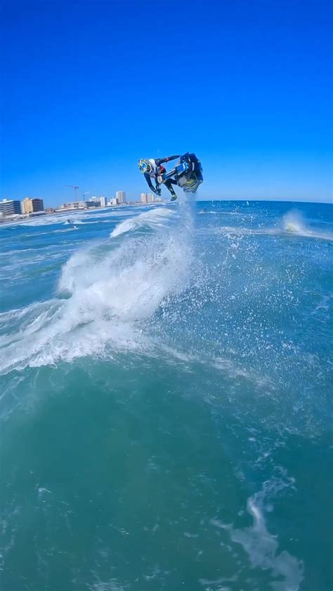 Huge jet ski tricks in surf! | “Stabbin' around the surf in Daytona with @aerialflix ! 🚁” Video ...