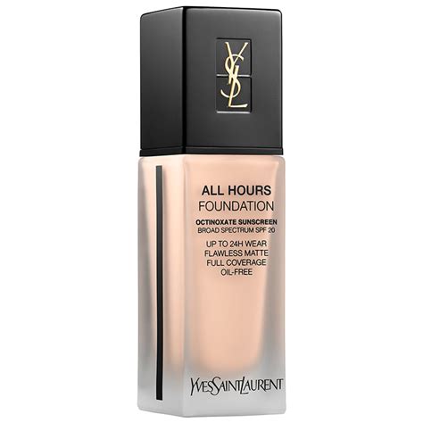 YSL All Hours Full Coverage Matte Foundation • Foundation Review & Swatches