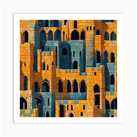 City Of Towers Art Print by Artistcom - Fy