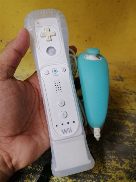 Nintendo Wii Remote Controller w/Motion plus adaptor And Nintendo Nunchucks | free 2 original ...