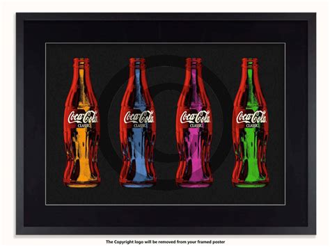 Coca-cola Bottles Pop Art Poster | Etsy UK