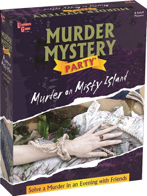 Murder On Misty Island-Murder Party Mystery Games - Over the Rainbow