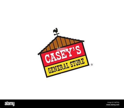 Casey's General Stores, Rotated Logo, White Background Stock Photo - Alamy