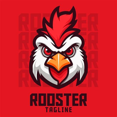 Premium Vector | Angry Rooster Chicken Vector Graphic Logo Mascot ...