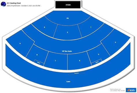 Isleta Amphitheater Seating Map