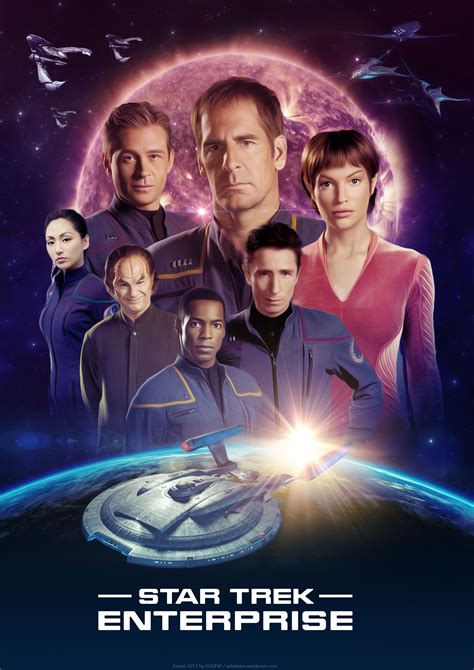 Star Trek "Enterprise" Fanart Poster | Star trek enterprise, Star trek ...