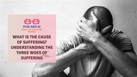 The Cause of Suffering, Explained - Poh Ern Si Penang