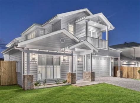 Brisbane Hamptons Style Home | Hamptons house exterior, Hamptons house ...