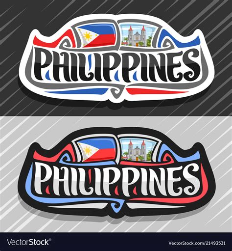 Logo for philippines Royalty Free Vector Image