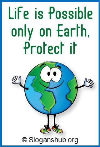 Slogan About Save Earth – Lukisan