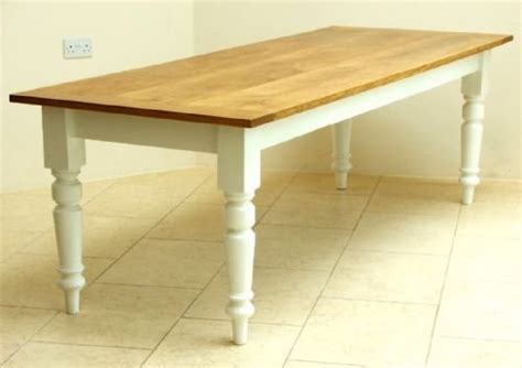 Beautiful Large 10 Seat Victorian Solid Oak And Pitch Pine Painted Farmhouse Dining Table C1890 ...