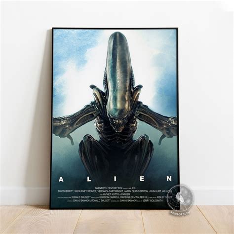 Alien Poster Horror Movie Wall Art Wall Decoration Framed Poster Movie Poster Print - Etsy