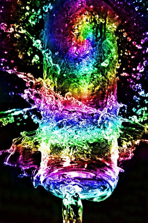 illustration sur ordi | Rainbow water, Neon rainbow, Rainbow