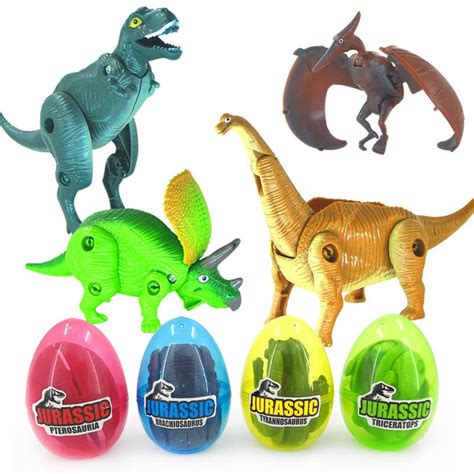 Surprise Eggs Dinosaur Toy Model Deformed Dinosaurs Egg Collection For ...