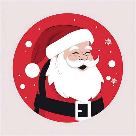 Premium Vector | Vector flat illustration santa claus christmas 2023