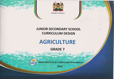 Junior Secondary Curriculum Design Agriculture Grade 7 - Savanis Book ...