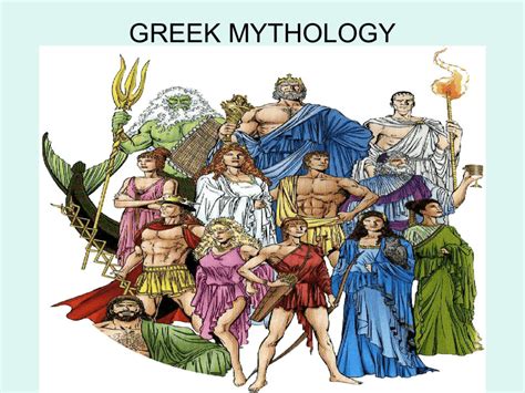 GREEK MYTHOLOGY Gods and Goddesses