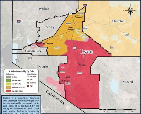 Map Of Lyon County Nevada - Callie Veronike