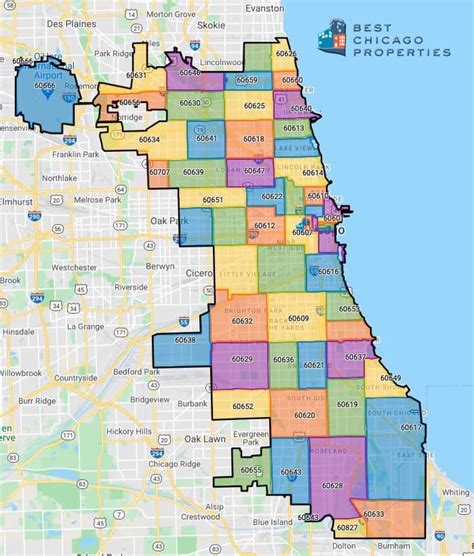 Chicago Zip Code Map Locate Chicago Neighborhoods Chicago | The Best ...