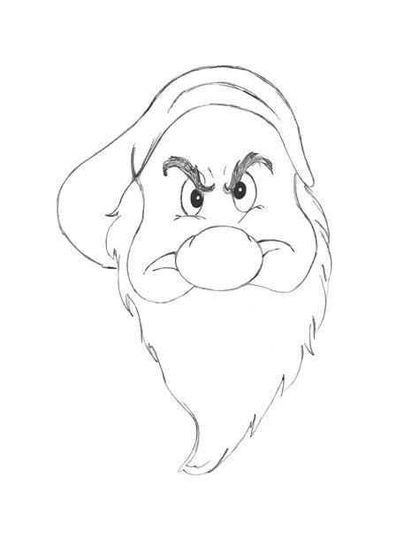 Grumpy Dwarf Drawing at GetDrawings | Free download