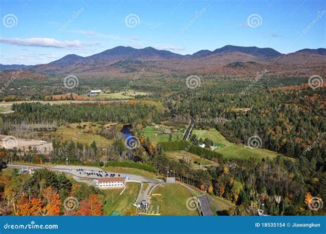 Adirondack Mountains in Fall Stock Photo - Image of summit, peak: 18535154