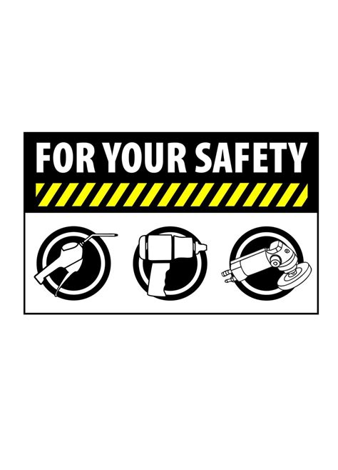 Consider safety when operating pneumatic - air tools