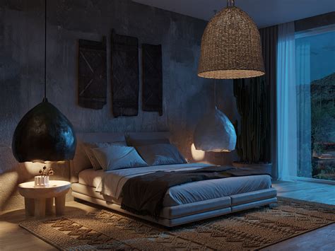 Ethnic bedroom on Behance