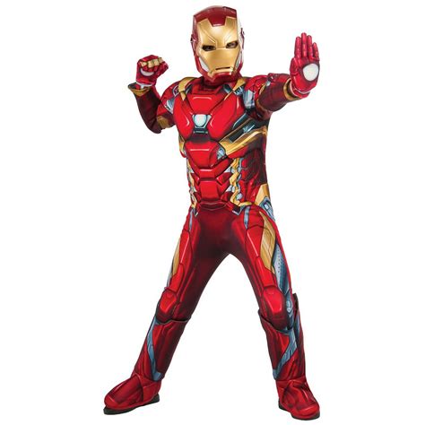 Deluxe Iron Man Kids Costume - Large - Walmart.com - Walmart.com