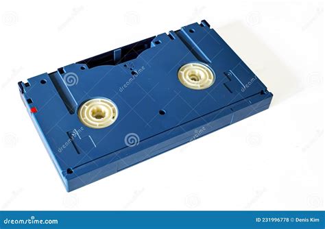 Large Blue Digital Betacam L Format Video Cassette Stock Photo - Image ...