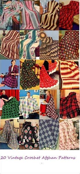 Vintage Crochet Afghan Patterns - 20 Handmade Vintage Crochet Afghan Patterns - Granny Afghan ...