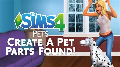 The Sims 4 Pets: New Create A Pet Parts Found