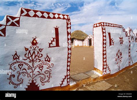 House in Khudi village Jaisalmer Rajasthan India Stock Photo: 43165853 ...