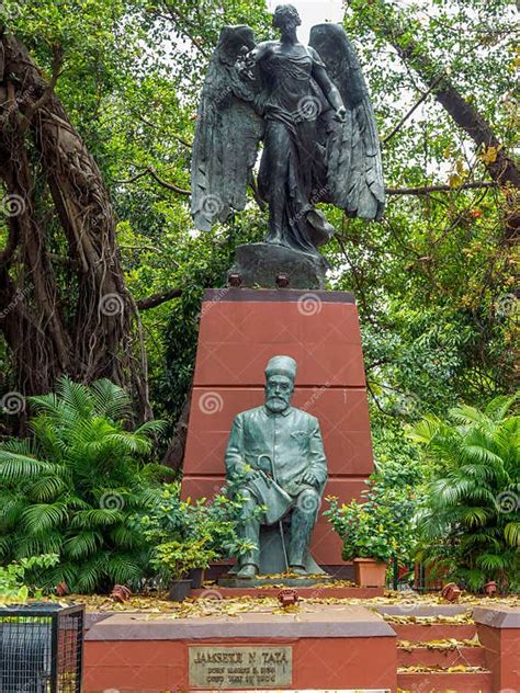 Bronze Statue of Angel of Hope Garden and Statue of Jamsetji ...