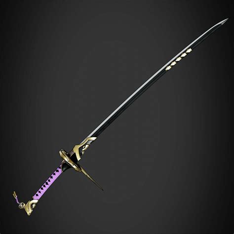 STL file Genshin Impact Amenoma Kageuchi Sword for Cosplay 🗡️ ・3D print design to download・Cults