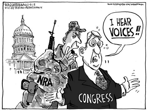 Editorial Cartoon: The NRA has Congress’ ear | The Columbian