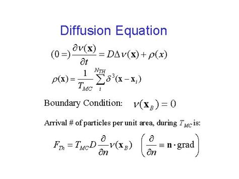 Diffusion Equation