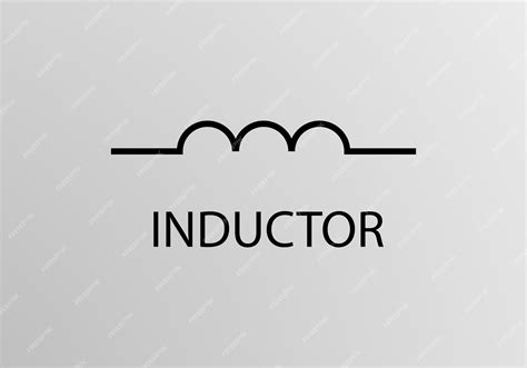 Premium Vector | Inductor symbol, vector symbol design. engineering ...