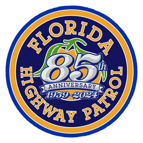 Florida Highway Patrol 85th Anniversary Sticker – Naps and Donuts