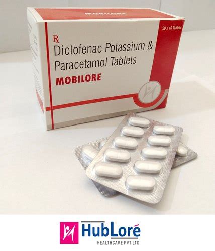 Diclofenac Potassium Paracetamol Tablet - Diclofenac Potassium ...