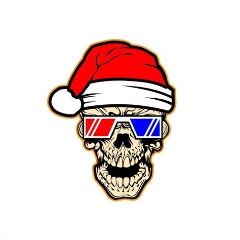 illustrasion vector of santa claus skull 13042604 Vector Art at Vecteezy