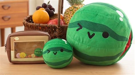 Suika Game Merchandise Includes a Watermelon Cushion - Siliconera