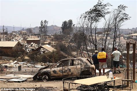 Death toll in Chile fires reaches 112 as country experiences its worst disaster since 2010 quake ...