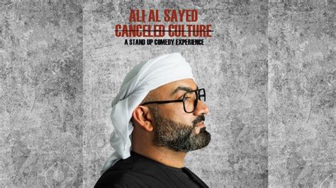 Meyana Auditorium: Ali Al Sayed Canceled Culture Stand-up Comedy | HiDubai Deals